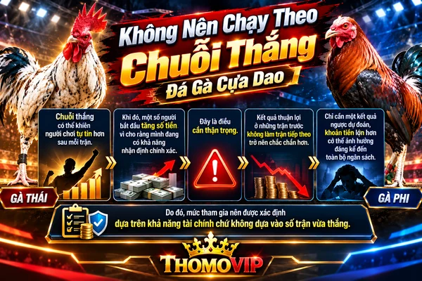 Không nên chạy theo chuỗi thắng tại THOMOVIP, cần kiểm soát mức tham gia và quản lý ngân sách hợp lý Không nên chạy theo chuỗi thắng tại THOMOVIP, cần kiểm soát mức tham gia và quản lý ngân sách hợp lý